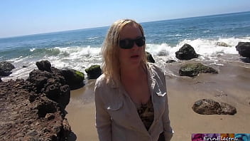 Pulverizing Doggystyle On A Public Beach (pov)  Erin Electra