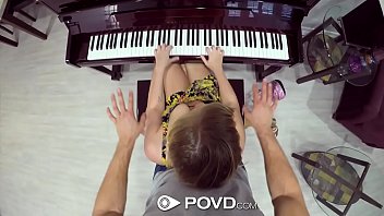 Povd Light-haired Bailey Brooke Boinks Piano Lesson Instructor