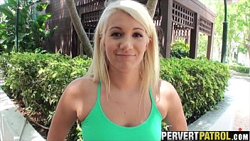 Perving Out On A Platinum-blonde Exercise Chick.1