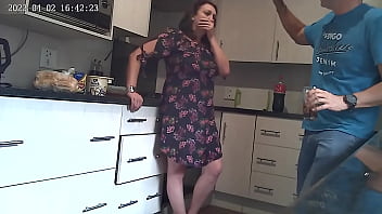 Spy Webcam :ex Gf Lets Me Use Her Gash As A Cumdump And Internal Cumshot Her In Her Beaus Kitchen,