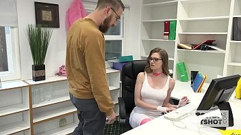 Sumptuous Office Bi-atch Gets Ruined By Random Dude Off The Internet