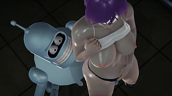 Futurama  Leela Gets Creampied By Bender  3 Dimensional Pornography