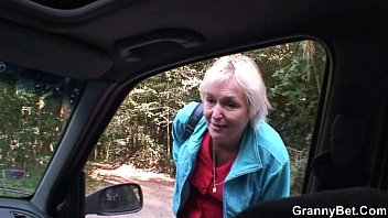 Granny Is Picked Up From The Road And Penetrated