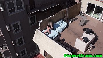 Drone Films Rooftop Fuck-fest