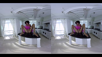 Vrpornjack.com  Chocolate Candy Chick Stretches For You In Virtualreality