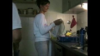 Amateur Hump In The Kitchen