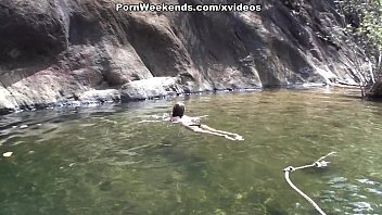 Porno Trip To A Waterfall